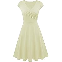 Vintage-Kleid für Damen, Stil der 50er Jahre, Audrey Hepburn, Hochzeit, Cocktail, Abend, Party, Zeremonie, lässig, Vintage, Swing, Party, Kleid, eine Linie Rockabilly, elegante Kleider, blau, 36 Vintage-Kleid für Damen, Stil der 50er Jahre, Audrey Hepburn, Hochzeit, Cocktail, Abend, Party, Zeremonie, lässig, Vintage, Swing, Party, Kleid, eine Linie Rockabilly, elegante Kleider, blau, 36