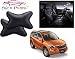 Auto Pearl - Premium Make Black Designer Car Neck Rest Pillow For - Mahindra XUV 500-2015 RS.270.00