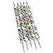 5Pcs Floral 2 Way Dotting Manicure Tools Painting Pen Marbleizing Nail Art Paint Maker