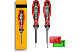 Spänningsprovare skruvdragare, kontaktlös fastestare, strömtestare 30 V-1000 V/11 V-450 V, uttagstestare med LCD-skärm och ak