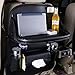 Produktbild Auto-Rücksitz-Organizer, PU-Leder Rücksitz-Organizer mit klappbarem Esstisch, Taschentuchbox und Wasserflaschenhalter Schwarz