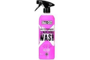 Muc-Off Nettoyant Vélo à Sec - 750 ml - Nettoyant pour Vélo en Spray Haute Performance sans Rinçage - Nettoie et Lustre - Convient à Tous Types de Vélos, Pink