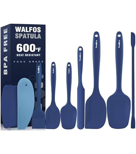 Lot De 2 Pinceaux Cuisine Silicone Walfos - Résistants à 450°F - Sans BPA - 21 Et 25,5 Cm