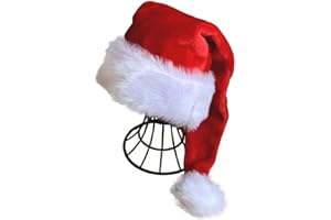 KFZR Santa Hat Adults Deluxe Xmas Christmas Hat