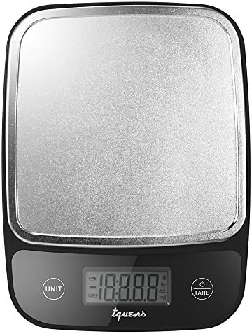 Kitchen Scales, Tquens® [Premium] [Digital] Multifunction Kitchen Scale Food Scale With LCD Display &amp; Tare Function, 11lb (5kg) Capacity [oz / lb / g / ml] - E502 (000SC20689)