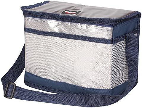 SANNE Cooler Lunch Box Bag Large Insulated Tote Bag Thermal For Kids Adults Leak Proof with Adjustable Shoulder Strap and Zip Closure Durable Picnic Travel Outdoor (Navy)