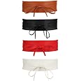 Ceinture Large Style Obi à Nouer - Coloris Argent, Taille Unique - Neuf Sans étiquette