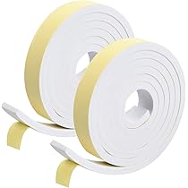 Nastro Autoadesivo In Schiuma 12mm X 6mm X 4m - Nero, Per Isolamento, Antivento E Antiumido - Foto 3