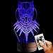 Produktbild Black Panther Dekolampe Büste (3D-Hologramm Illusion)