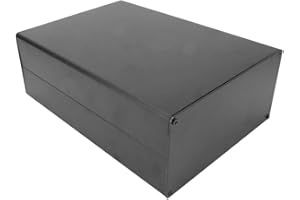 SPACNANA Scatola in Alluminio, 80x160x220mm Scatola Elettronica per Custodia di Raffreddamento in Alluminio di Tipo Split per Circuito Stampato GPRS, Componenti Elettronici, Scatole