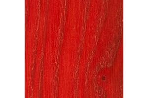 WooDeeDoo Water Based Wood Stain | Wood Dye | Ready to Use | Environmentally Friendly | Solvent Free | Odour Free | Tester Pot 10 ml | Red