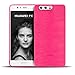 Produktbild Conie Handy Rückschale für Huawei P10 - Schutz- Hülle Cover Tasche aus Silikon, Bumper im Bürstendesign Rutschfest Dünn, P10 Pink