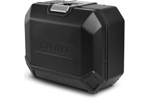 SHAD D0tr36100lb - Maleta Lateral Izquierda Trasera Moto Equipaje tr36l Terra Black Edition (1u)
