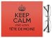 Produktbild Rot Keep Calm und Love Tête de Moine Objektiv Reinigungstuch Farbe 3073