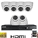Produktbild Professionelle CCTV-Set – 8 CH HIKVISION DVR Recorder & 6 x 1080p Full HD Kamera 20 m (weiß)