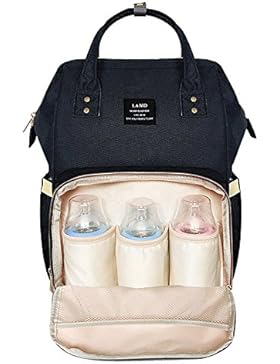 HEYI Baby Wickeltasche Reise Rucksack,Isolierte Tasche, Wasserdicht Stoffe, Multifunktional, Passform für Kinderwage...