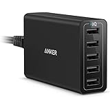 Anker USB Charger PowerPort 5 (40W 5-Port USB Charging Hub) Multi-Port Wall Charger for iPhone 6s / 6 / 6 Plus / 5 / 5s, iPad Air 2 / mini 3, Galaxy S6 / S6 Edge and More