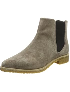 Royal RepubliQ Damen Prime Crepe Chelsea Suede-Taupe Boots