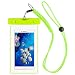 Produktbild Magicmoon Wasserdichte Tasche Dry Bag Handy Tasche Mit militärischen Lanyard Riemen Zum Kajakfahren, Skifahren, Rodeln, Bootfahren Surfen Für iPhone 6 6S Plus 5S SE Samsung Galaxy S7 S6 S5 S4, LG G4 G5 G3 (Grün)