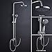 Produktbild BONADE Regendusche Duschset Duschkopf in der Höhe verstellbar Duschstange Duschsäule 3 Funktionen Handbrause Überkopfbrause für Bad