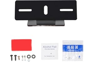 FECAMOS Staffa per Supporto Radio, Supporto per Radio Mobile Portatile Forte adesione Posteriore Adesivo Universale per FTM-400XDR per IC-2730E per