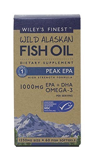 Wiley's Finest Peak EPA c´psulas de aceite de pescado - 60 cápsulas