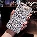 Produktbild Luxus Glitzer Hülle für Galaxy A50 2019, Misstars 3D Bling Diamant Handyhülle Transparent Hart PC Rückschale mit Silikon TPU Rahmen Schutzhülle für Samsung Galaxy A50 2019, Silber