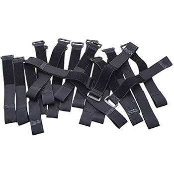 Klittenband Tyraps 200 x 12,5 mm Zwart UV-bestendig | Zak 100 stuks