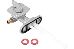 robinet essence moto,Qiilu Moto Universel Robinet de Carburant Essence, Valve de Commutateur de R¨¦servoir D'essence pour PW80 PY80 PeeWee 80 TTR125 2000-2005