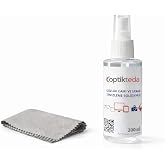 200ML Sprey G&ouml;zl&uuml;k Camı Temizleme Seti ve Mikrofiber Bez, Lcd, Led, Ekran, Laptop, Tablet, Bilgisayar, Televizyon, Cep Telefo