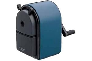 三菱鉛筆 Uni KH-20 Hand Crank Wooden Pencil Sharpener - Blue (japan import)