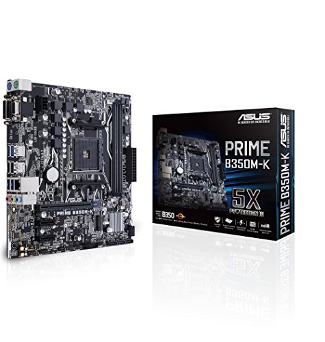 Asus Prime B350 M K B350 Motherboard – AMD Socket AM4 (Ryzen
