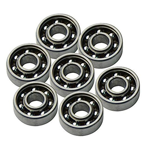 FALAIDUO 1X 608 ZZ Hybrid Ball Bearings For Tri-Spinner Hand Spinner EDC Fidget Toy (sliver) FALAIDUO 1X 608 ZZ Hybrid Ball Bearings For Tri-Spinner Hand Spinner EDC Fidget Toy (sliver)