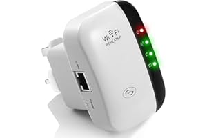 SDFSDF WiFi Extender Range Booster, 300Mbps WiFi Booter Extender, Wi-Fi Range Extender with Integrated Antennas Support AP/Repeater Mode and WPS Function, WiFi Repeater with Ethernet Port