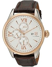 S. Coifman SC0170 - Reloj de cuarzo para hombres, color negro