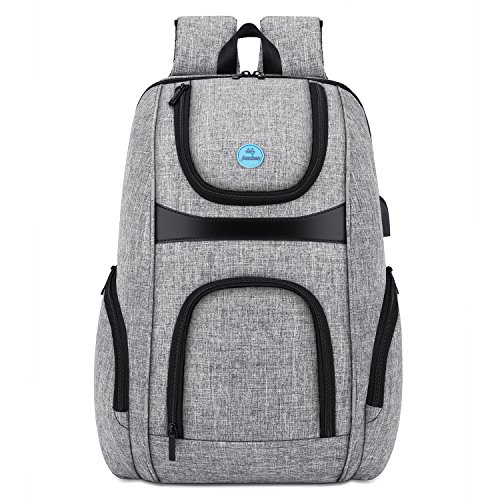 Amzbag 17 3 Zoll Laptop Rucksack Mutil-funktionale Reise Rucksack Business Backpack Computer Tasche mit USB Anschluss Wasserresistent College Rucksack