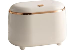 dabinzhijia TischmüLleimer mit Deckel Mini, Abnehmbar Tisch Mülleimer, Desktop-Mülleimer Klein, Papierkorb für Kinderzimmer, Büro, Schlafzimmer und Badezimmer