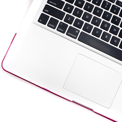 GMYLE Macbook Pro 13 hülle Rosenrot gummierte See Thru Hülle Hartschale Hartschalenkoffer Schutzhülle Schutzabdeckung Etui Notebookhülle Hard Case Cover Gehäuse für Apple Macbook Pro 13 Zoll - 4