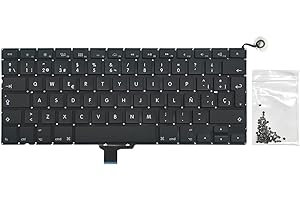 ICTION Nuevo español A1278 teclado con tornillos de teclado para MacBook Pro A1278 13 pulgadas SP España teclados 2009 2010 2011 2012 año