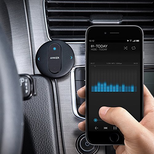 Anker SoundSync Drive Bluetooth 4.0 Handsfree Car Receiver, Wireless Telephone Call and Music Streaming, with built in Microphone, Echo and Noise Reduction, Multi Point Access, 3.5 mm Aux Cable - Image 7