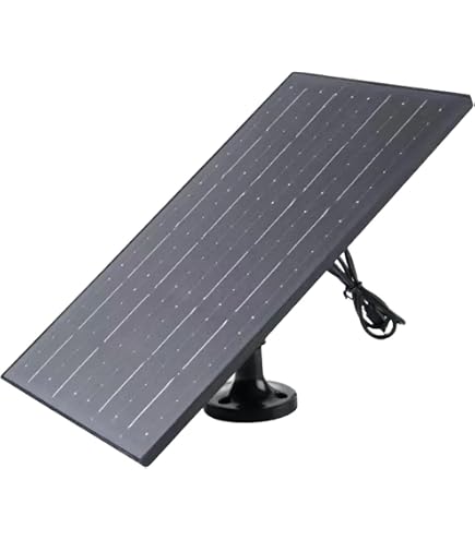 Panneau Solaire 10W Pour Caméra De Sécurité - USB/IP65/3m De Câble