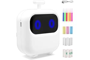 DIFCUL Mini Thermal Printer,Bluetooth Labler Maker,Portable Inkless Printers Compatible with Android and ios,Printable Photos,Lists,Memo,QR Codes,Notes(With 13 Roll Paper+5 Colored Pens)