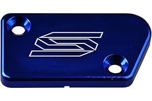 SCAR Couvercle maitre cylindre frein avant Compatible avec YAMAHA YZ YZF YZ-F WR 125 250 450 07-25 - Bleu