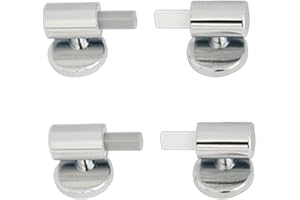 YUETTYY Bisagras de cierre suave para inodoro, bisagras de asiento de inodoro, bisagras de cierre suave tradicionales y contemporáneas, bisagras de asiento de inodoro, fijaciones de asiento de inodoro