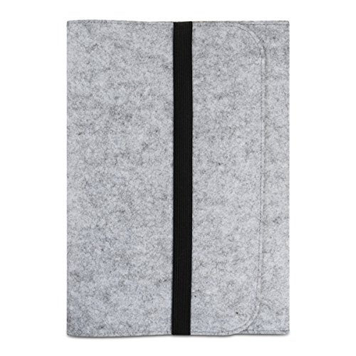 kwmobile Laptoptasche Filz Sleeve f  r 17  17 3  Laptop   Notebook   Ultrabook - Notebook Tasche Schutzh  lle Laptop Case H  lle in Grau mit Innentasc