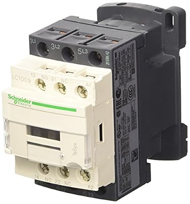 Schneider Electric LC1D09B7 contacteur TeSys LC1-D, 3P, 9 A, 440VAC-3, bobine 24VCA, 50/60 Hz