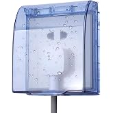 Monte Lua Priz Kapağı, Banyo Lavabo Islak Priz Koruma Kapağı, Sudan Koruyan Kapak, A&ccedil;ılır Kapanır, Priz Soket Koruyucu,