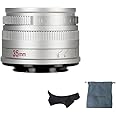 7artisans 35mm F1.4 Mark II APS-C Manual Focus Prime Lens Large Aperture Compatible with Olympus and Panasonic M4/3 Mount Cameras