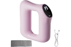 BAFANGLAIUK Multifunctional Full-Body Fascia Ring, Ergonomic Electric Fascia Massager, Silicone Deep Tissue and Fat Burning Workouts, Abdominal Massage Tool for Belly Neck Waist Arms Legs (Pink)