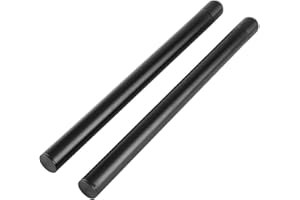 Suuonee Lenkerrohr, 1 Paar Universal 7/8" 300mm Motorrad Lenkerrohre Clip-on Ersatzzubeh?r(Schwarz)